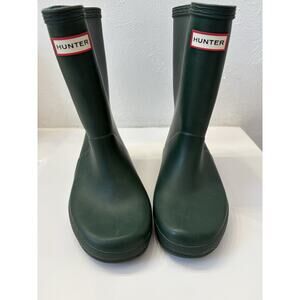 Hunter Kids First Classic Rain Boots Size US 13B/1G Hunter Green